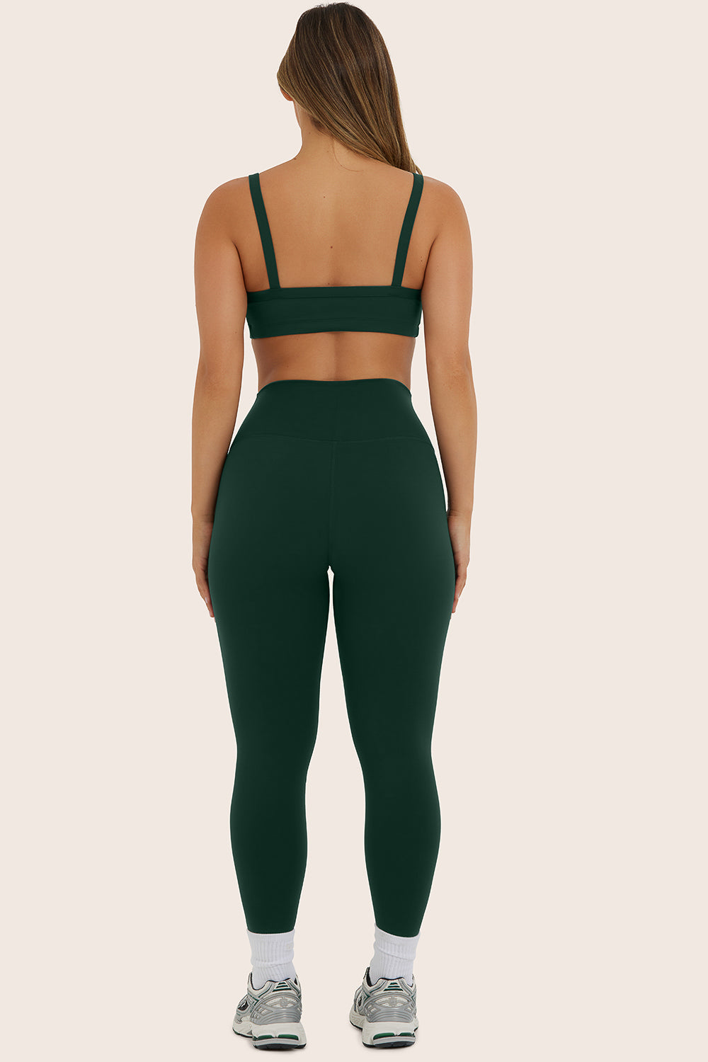 SPORTBODY® SPORTY HIGH-RISE LEGGINGS - BEETLE