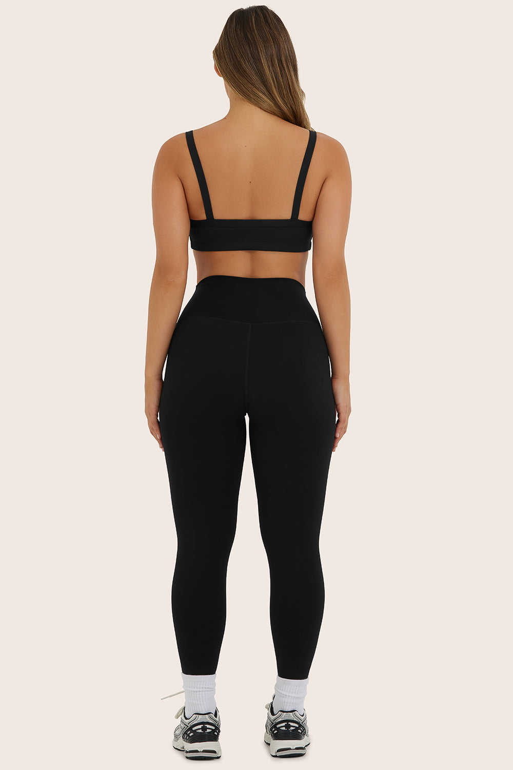 SPORTBODY® SPORTY HIGH-RISE LEGGINGS - ONYX