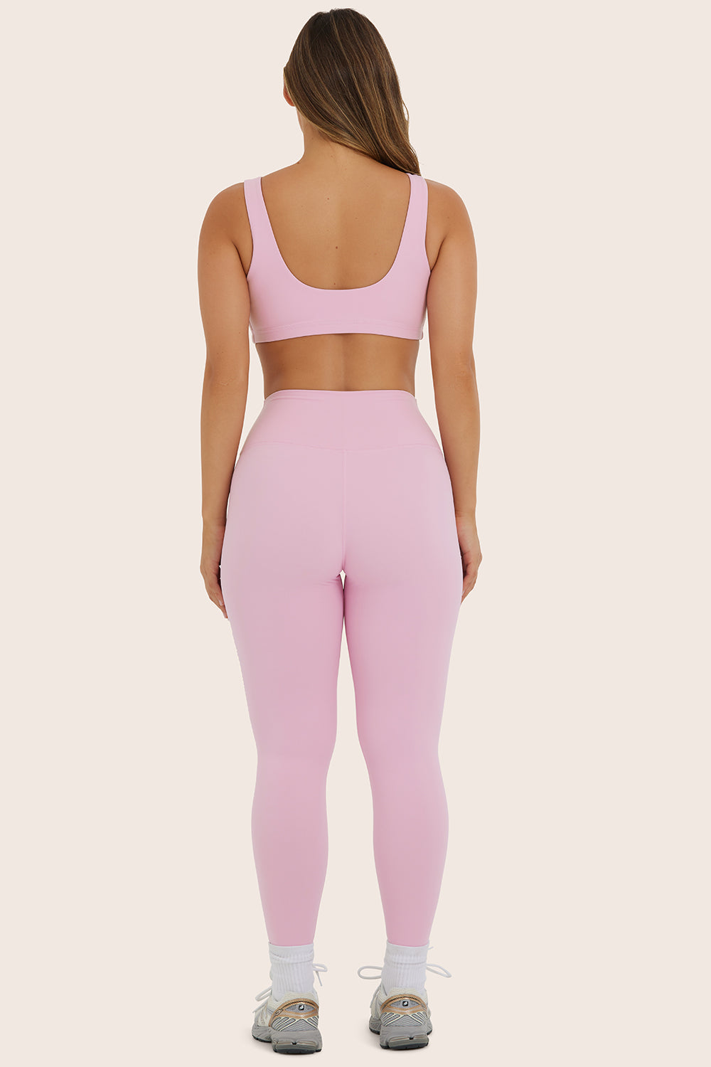 SPORTBODY® SPORTY HIGH-RISE LEGGINGS - PRIMROSE