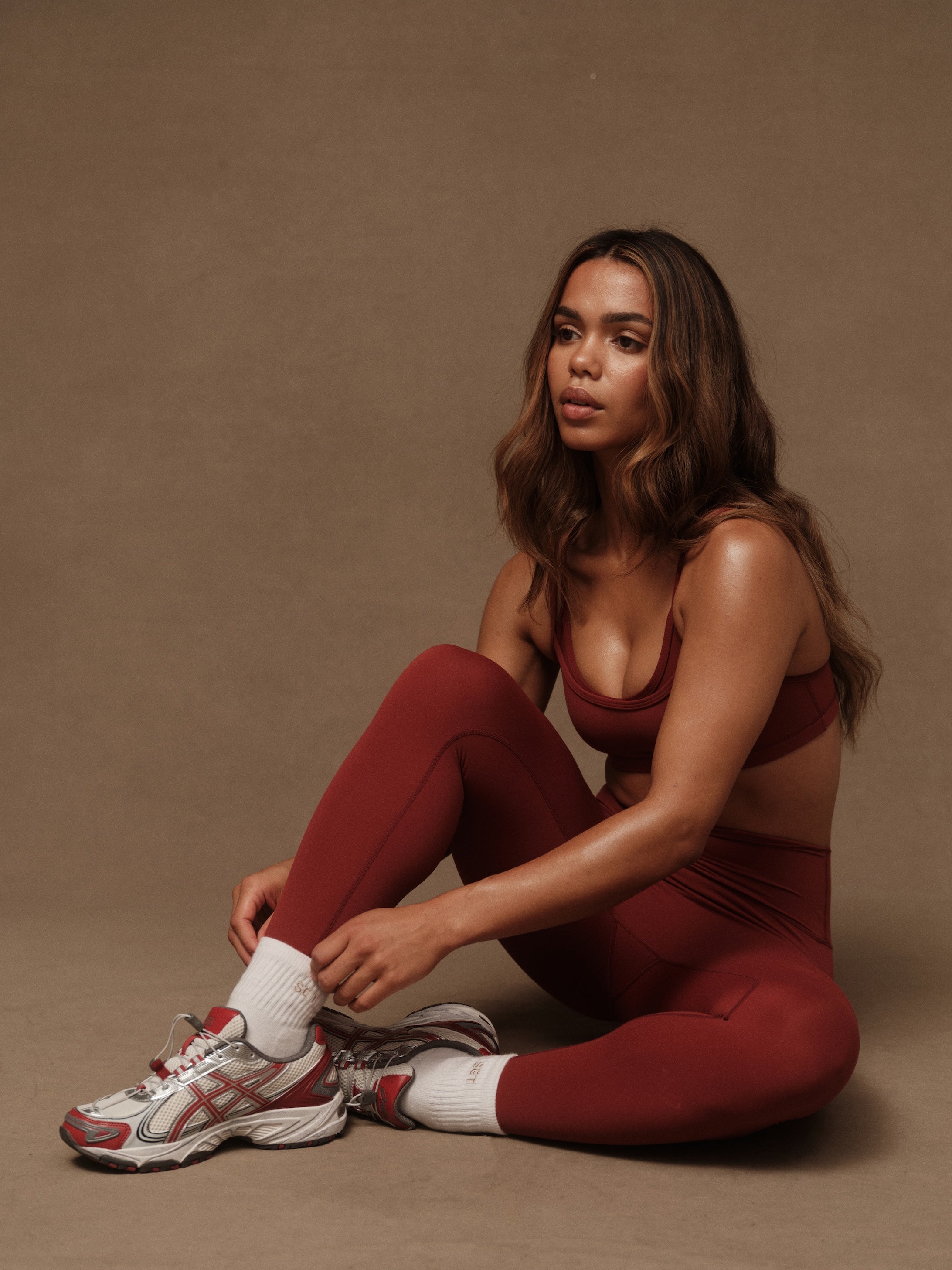 AIRLUXE™ BREATHE HIGH-RISE LEGGINGS - SNAPPER