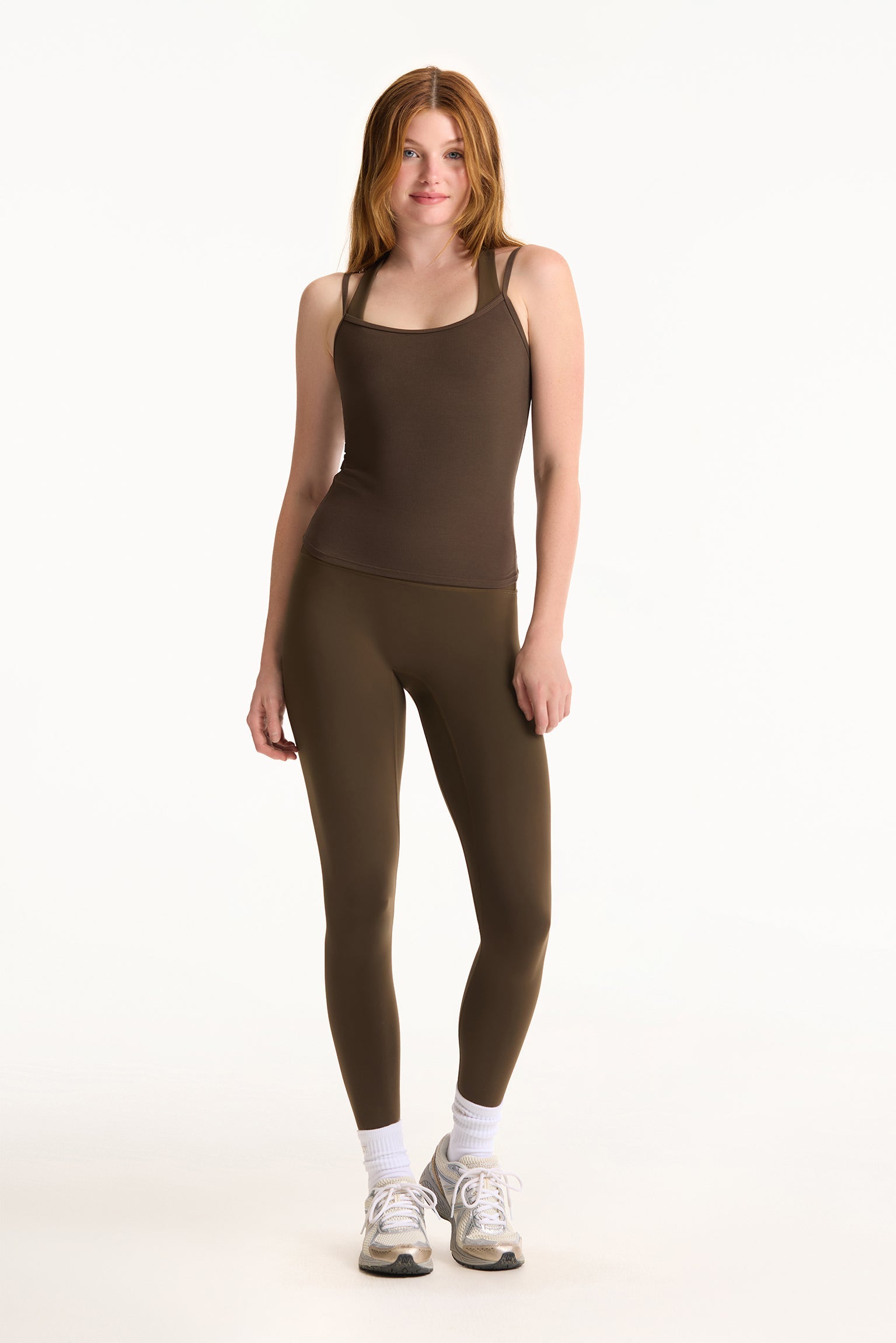 LUXFORM® LUX LAYERED CAMI BRA - CEDAR