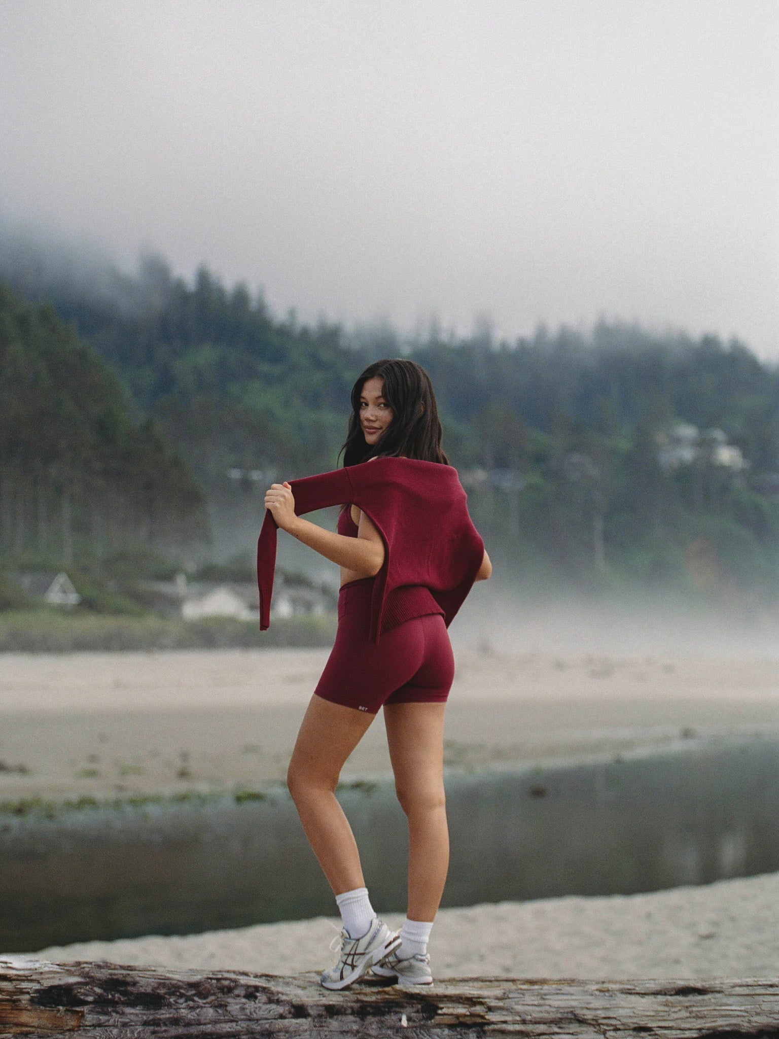 AIRLUXE™ BREATHE PARKE SHORTS - RHUBARB