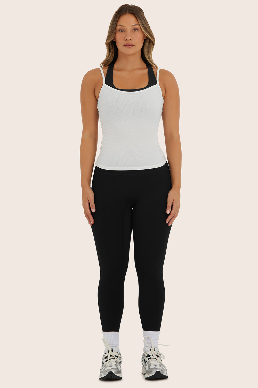 SPORTBODY® LAYERED CAMI BRA - ONYX