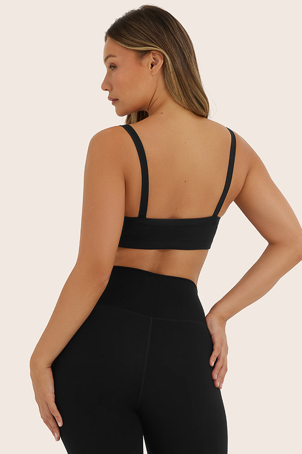 SPORTBODY® SPORTY SCOOP BRA - ONYX