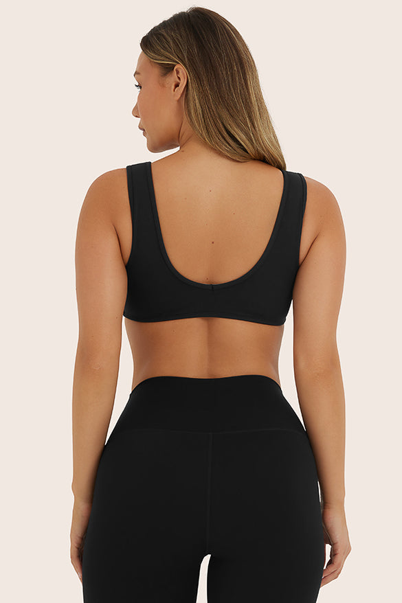 SPORTBODY® SPORTY DIP BRA - ONYX