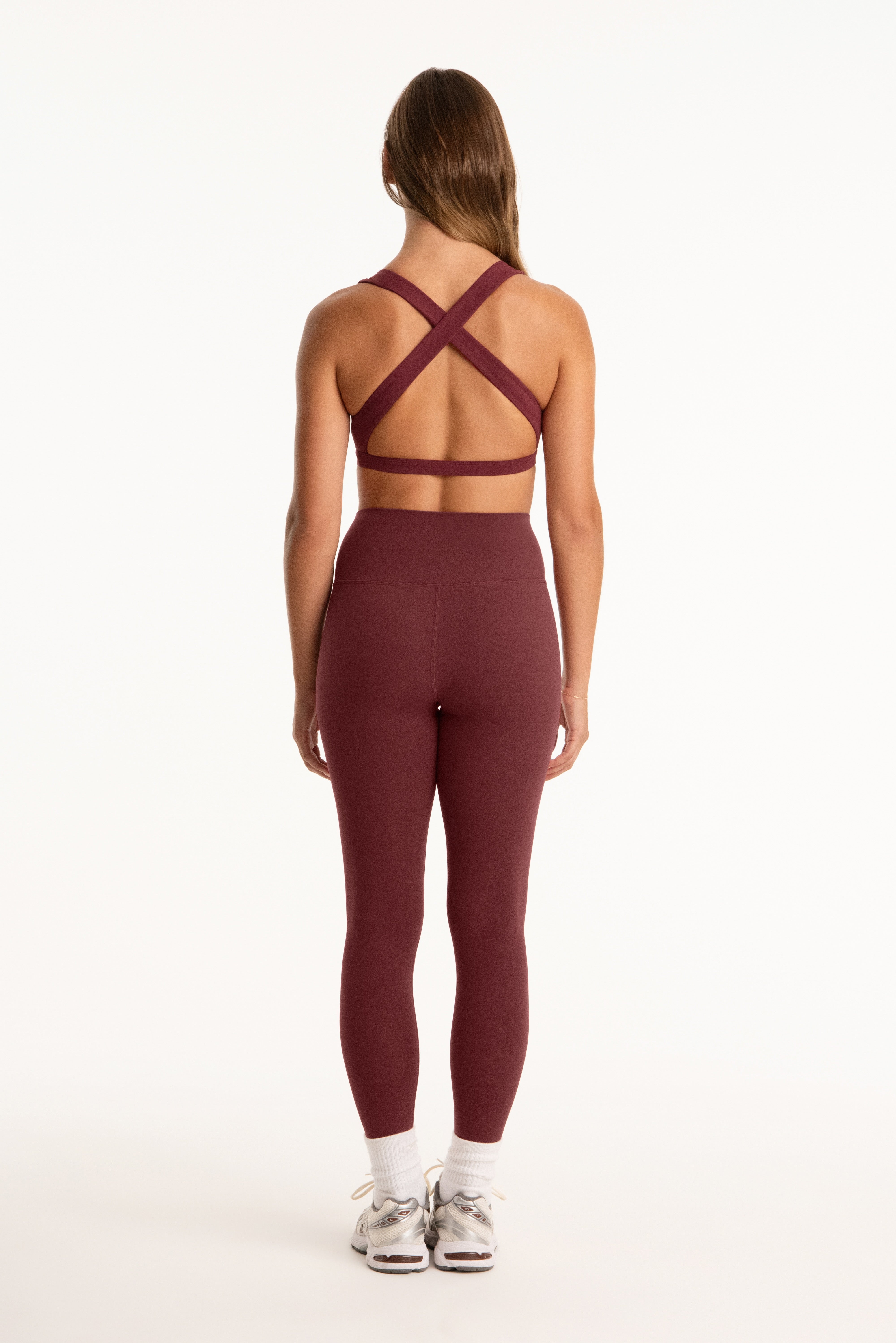 AIRLUXE™ BREATHE PARKE POSE BRA - RHUBARB