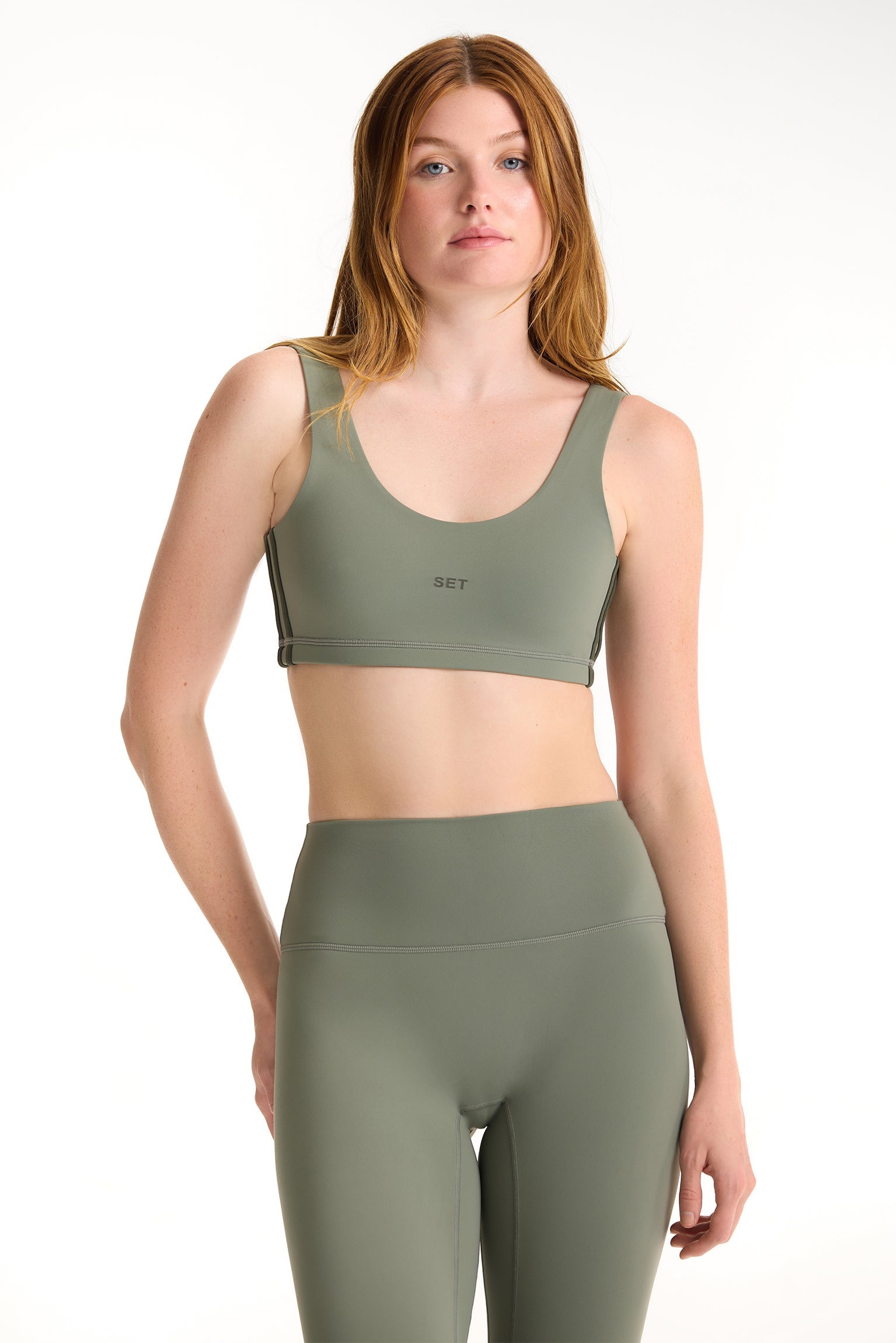 SPORTBODY® SPORTY DUO LIFT BRA - KELP