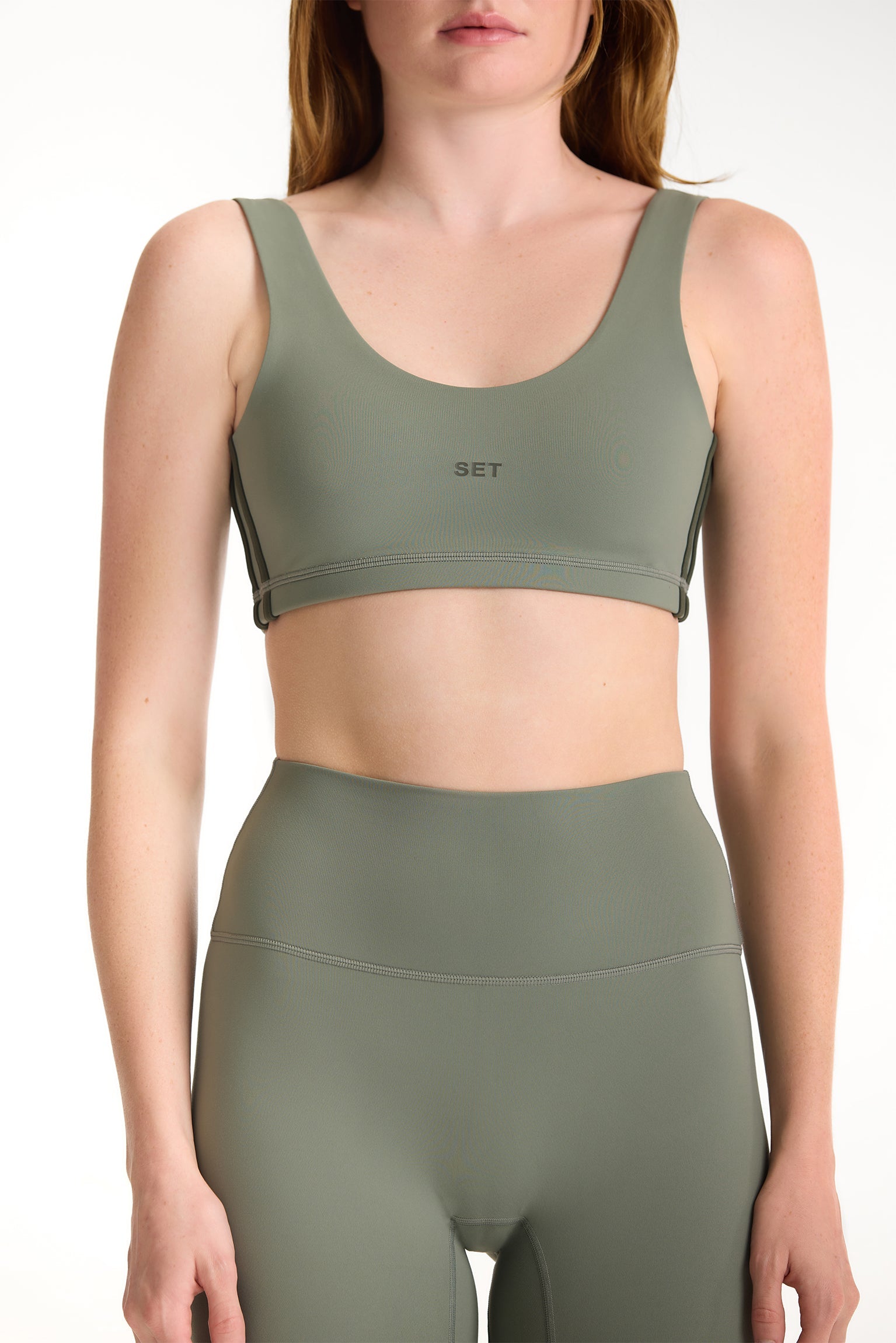 SPORTBODY® SPORTY DUO LIFT BRA - KELP